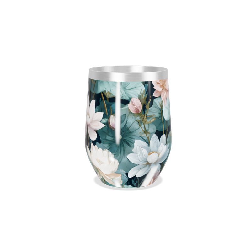 Copo Térmico Slim - Floral Aço Inox