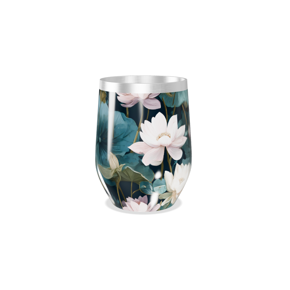 Copo Térmico Slim - Floral Aço Inox