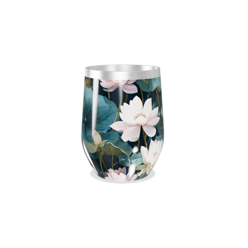 Copo Térmico Slim - Floral Aço Inox