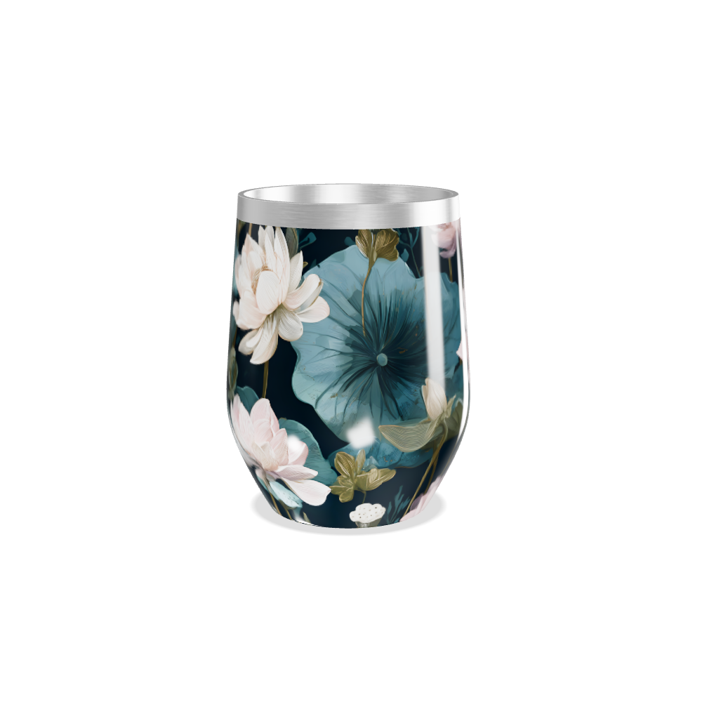 Copo Térmico Slim - Floral Aço Inox