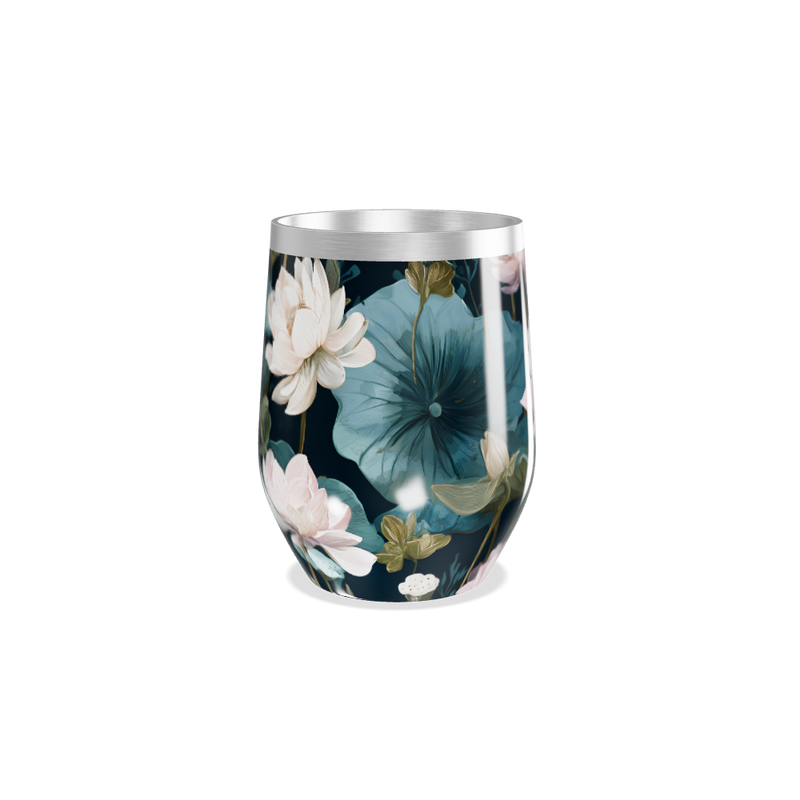 Copo Térmico Slim - Floral Aço Inox