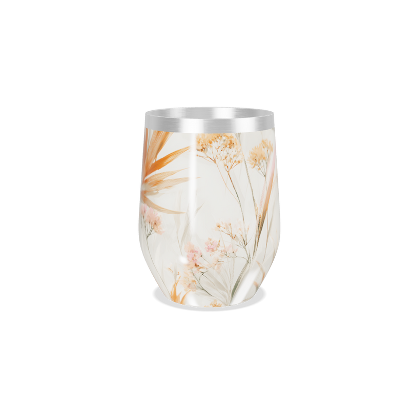 Copo Térmico Slim - Floral Aço Inox