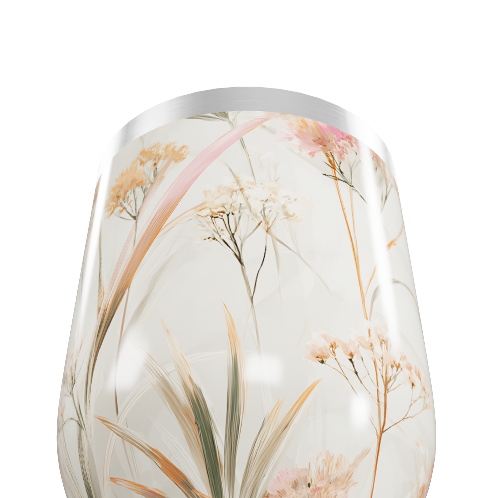 Copo Térmico Slim - Floral Aço Inox