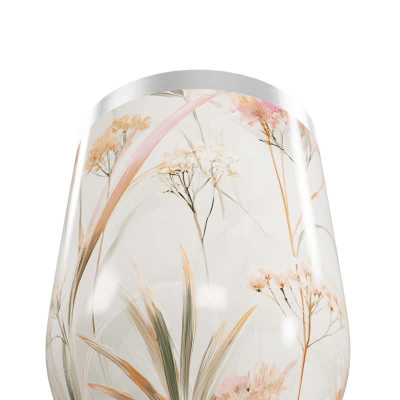 Copo Térmico Slim - Floral Aço Inox