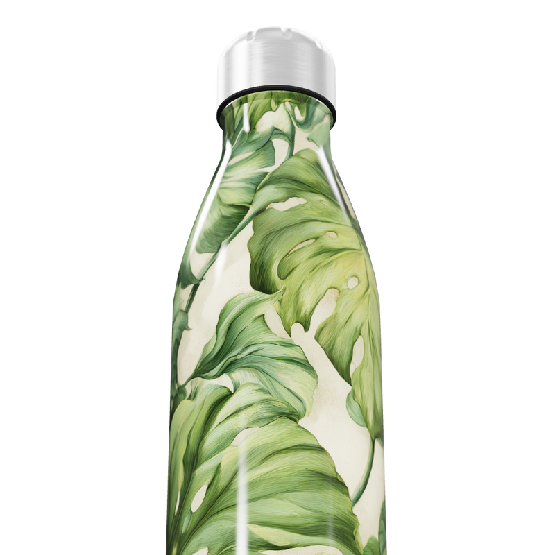 Garrafa Inox - Folhagem Verde