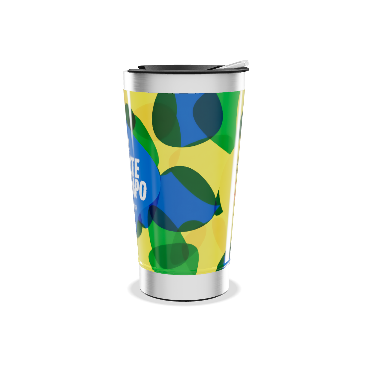 Copo Térmico - Brasil Abstrato