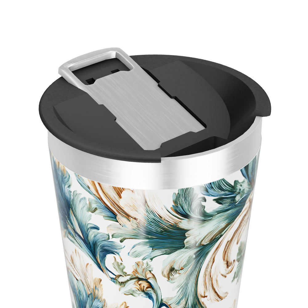 Copo Térmico - Com Estampa Floral