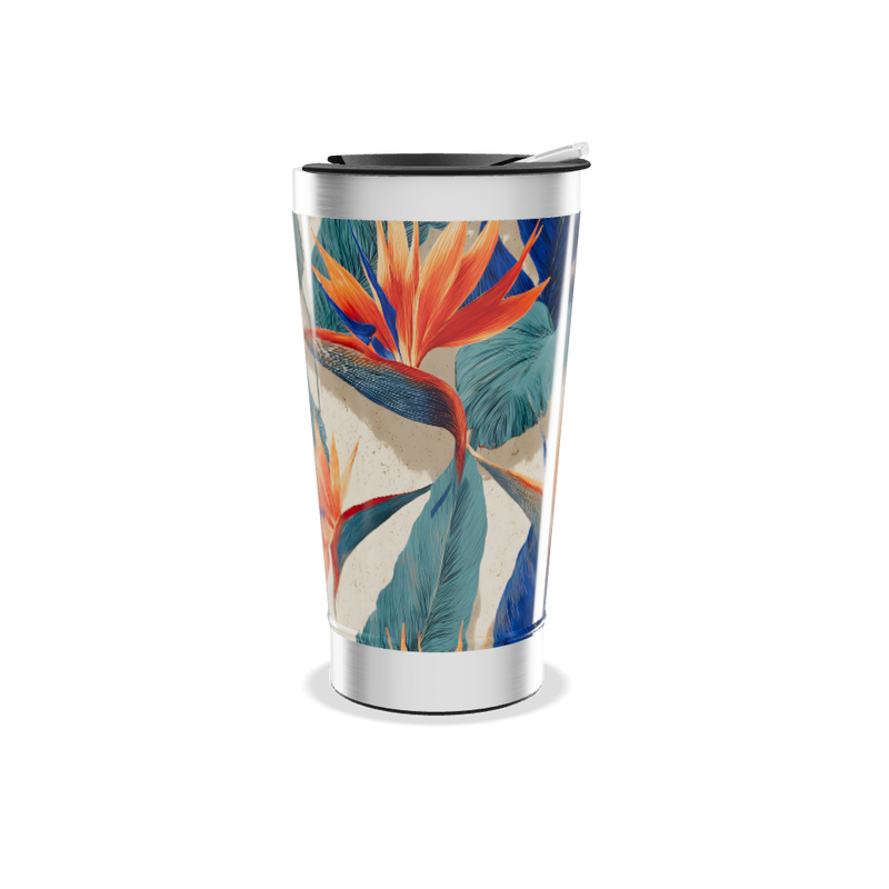 Copo Térmico - Floral Aço Inox