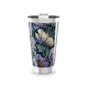 Copo Térmico - Floral Roxo Inox