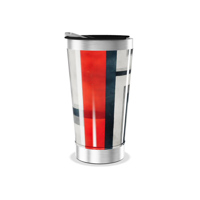 Copo Térmico - Design Geométrico Colorido