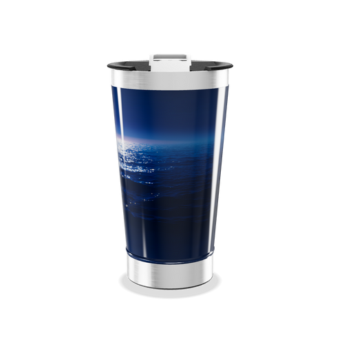 Copo Térmico - Azul Estampa Oceano
