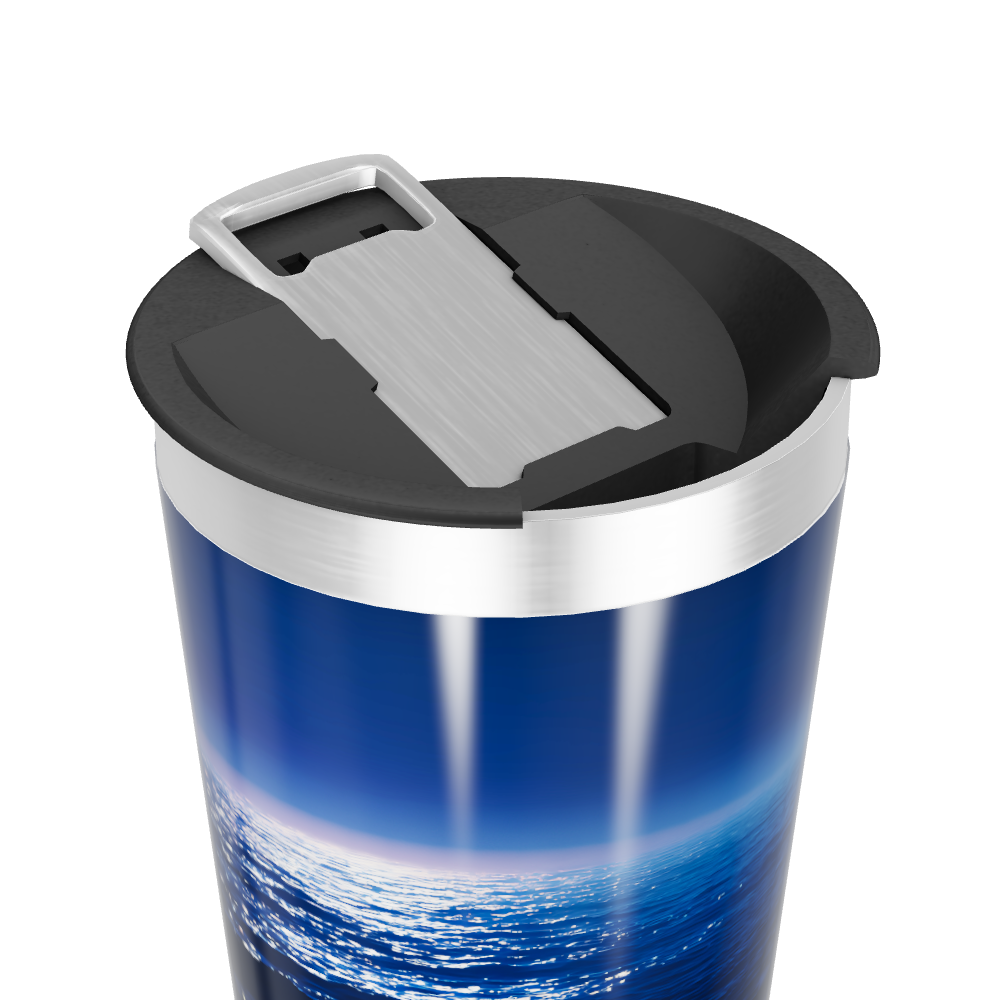 Copo Térmico - Azul Estampa Oceano