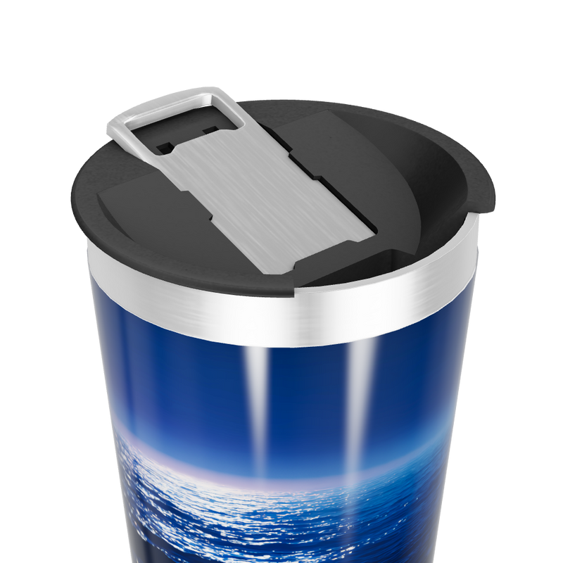 Copo Térmico - Azul Estampa Oceano