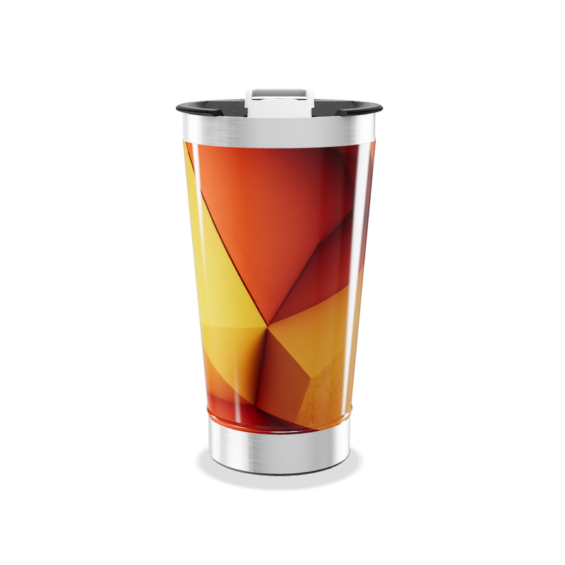 Copo Térmico - Estampa Geométrica Colorida