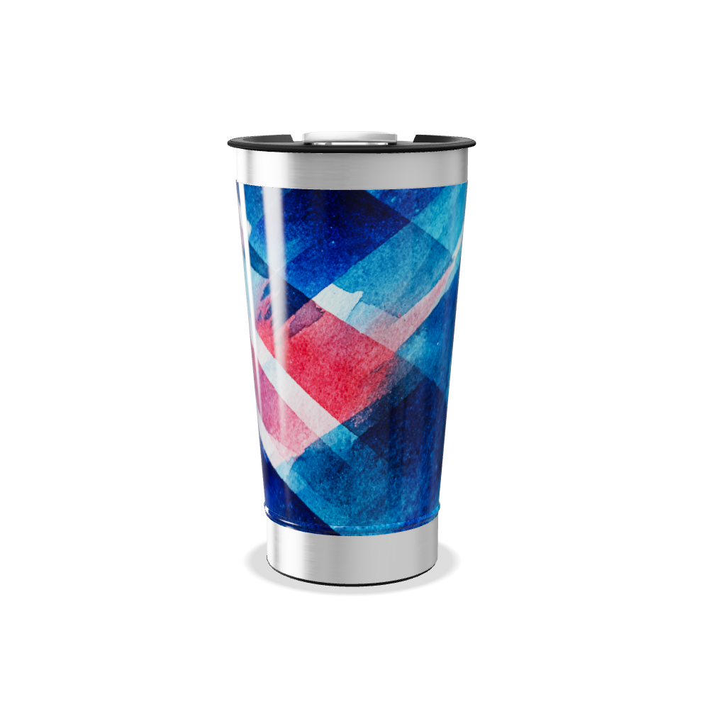 Copo Térmico - Estampa Colorida Aquarela