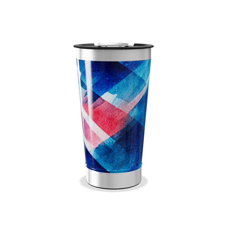 Copo Térmico - Estampa Colorida Aquarela
