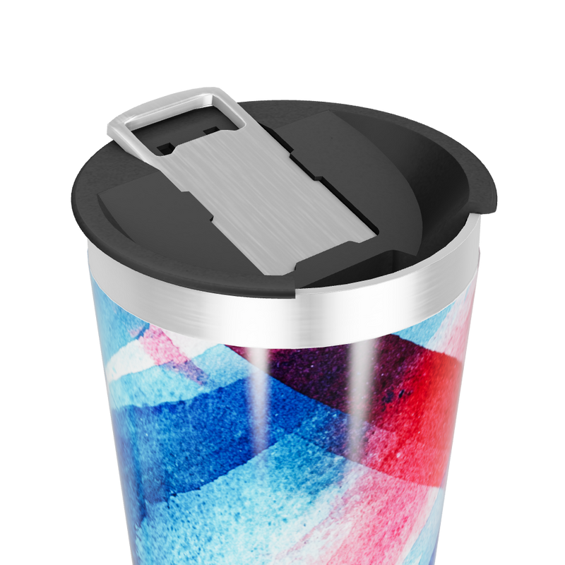 Copo Térmico - Estampa Colorida Aquarela