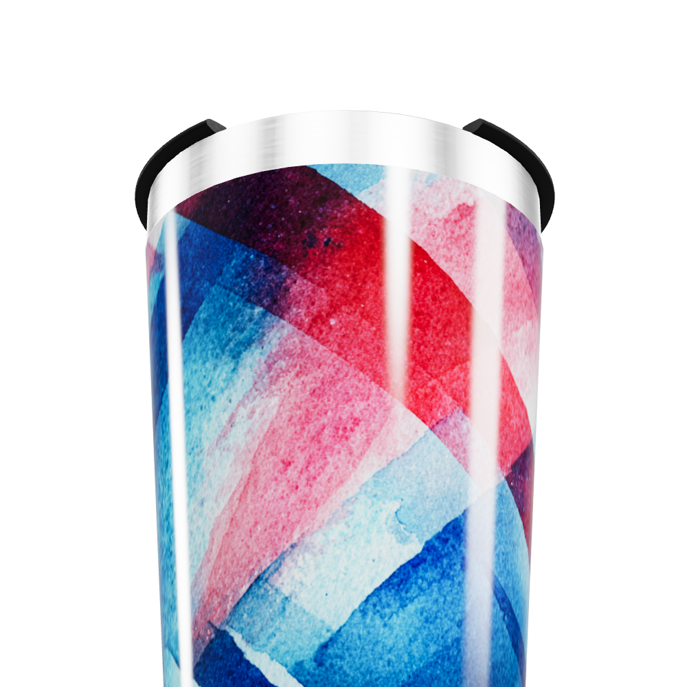 Copo Térmico - Estampa Colorida Aquarela