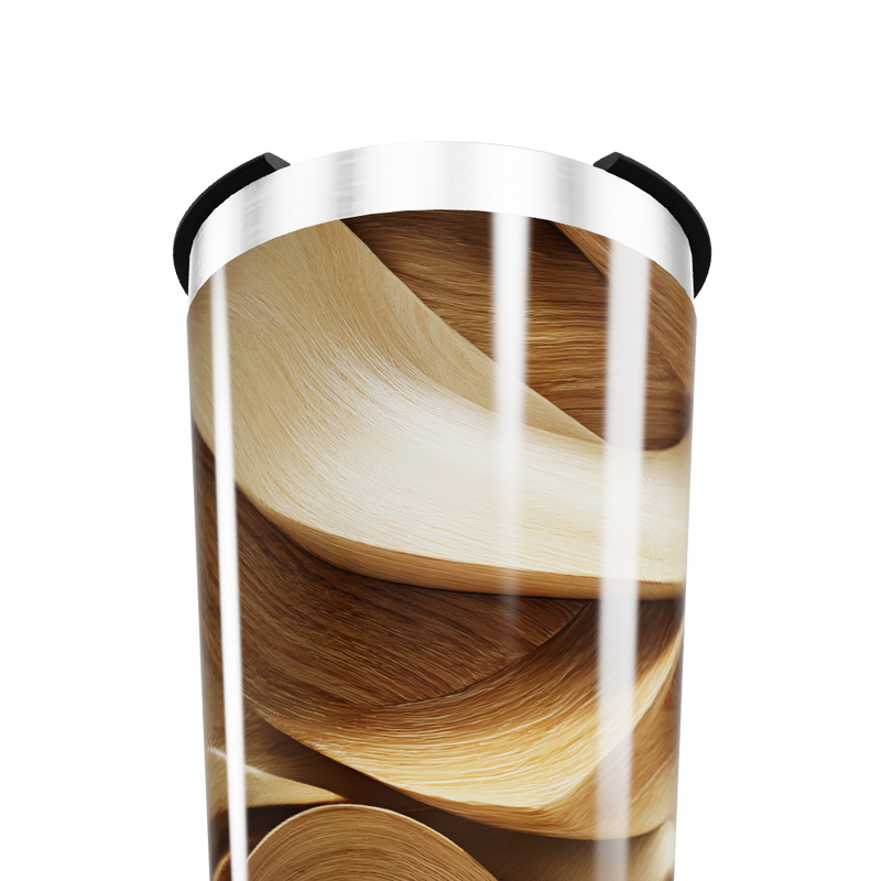 Copo Térmico - Estampa Madeira aço inox