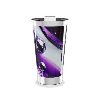 Copo Térmico - Roxo com Bolhas Inox