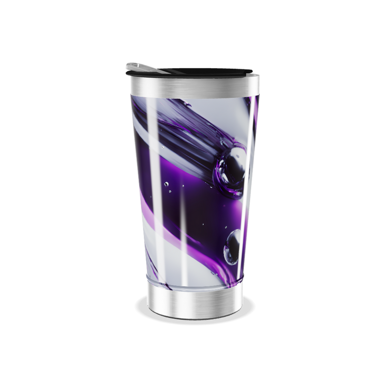 Copo Térmico - Roxo com Bolhas Inox