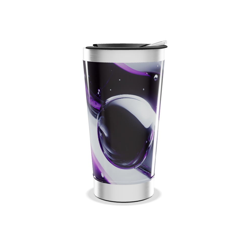 Copo Térmico - Roxo com Bolhas Inox