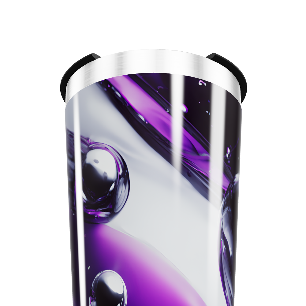 Copo Térmico - Roxo com Bolhas Inox