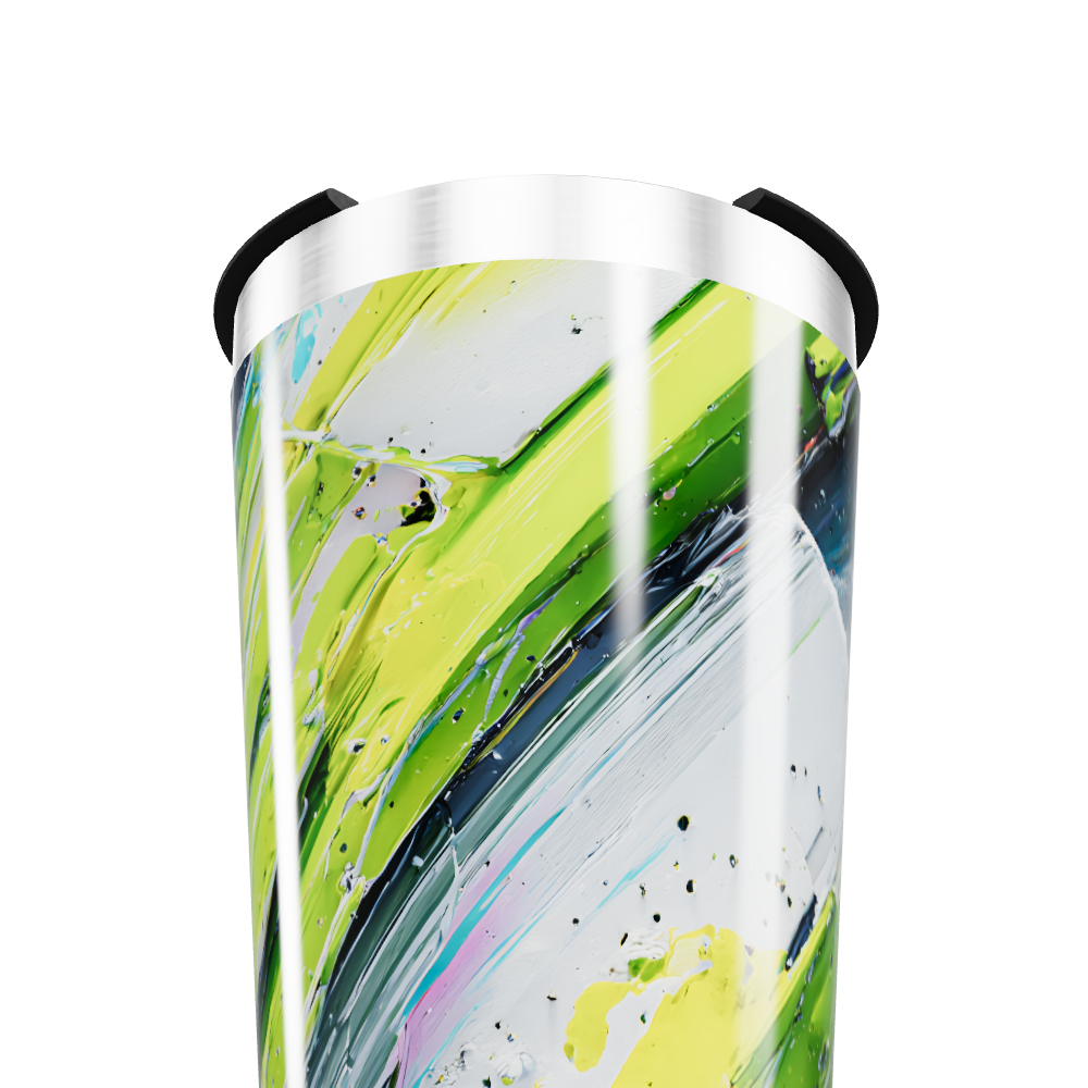 Copo Térmico - Estampa Abstrata Colorida