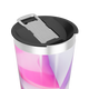 Copo Térmico - Geométrico Rosa e Roxo