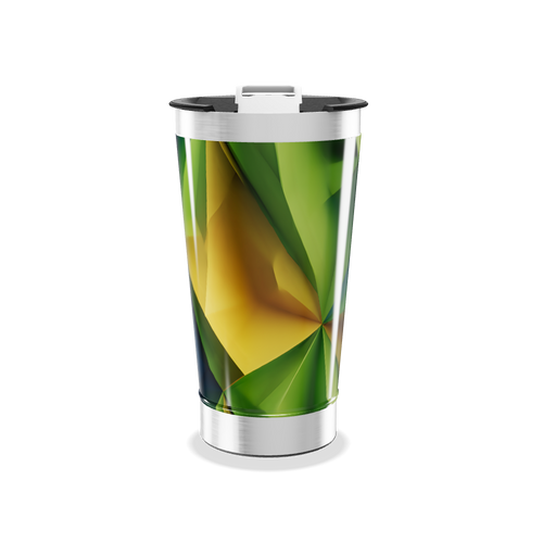 Copo Térmico - Estampa Geométrica Colorida