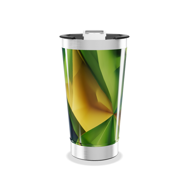 Copo Térmico - Estampa Geométrica Colorida