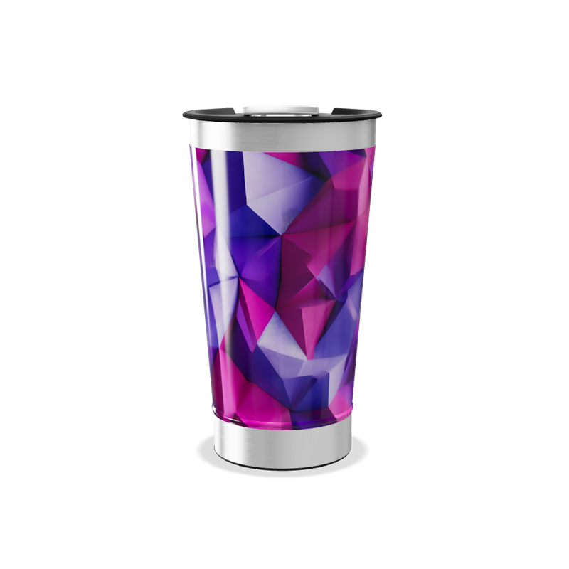 Copo Térmico - Estampa Geométrica Colorida