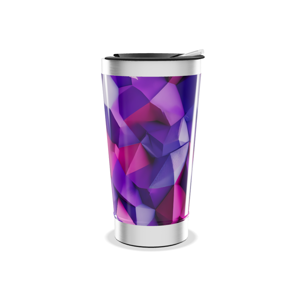 Copo Térmico - Estampa Geométrica Colorida