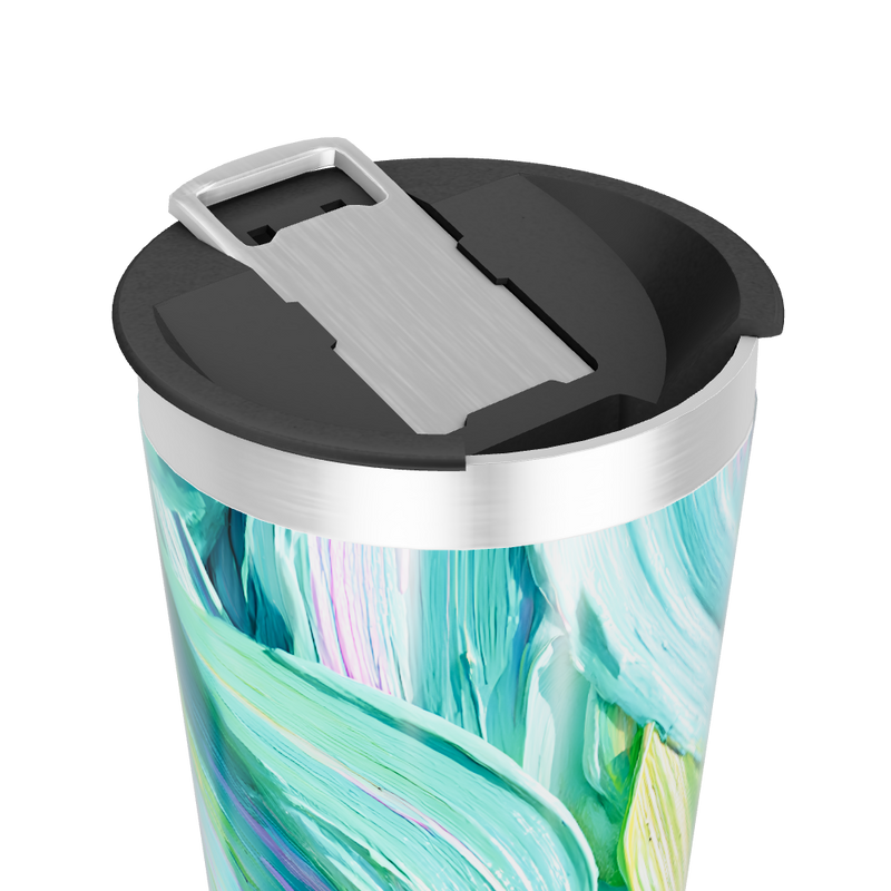 Copo Térmico - Estampa Pinceladas Coloridas