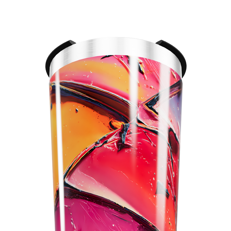 Copo Térmico - Estampa Abstrata Colorida