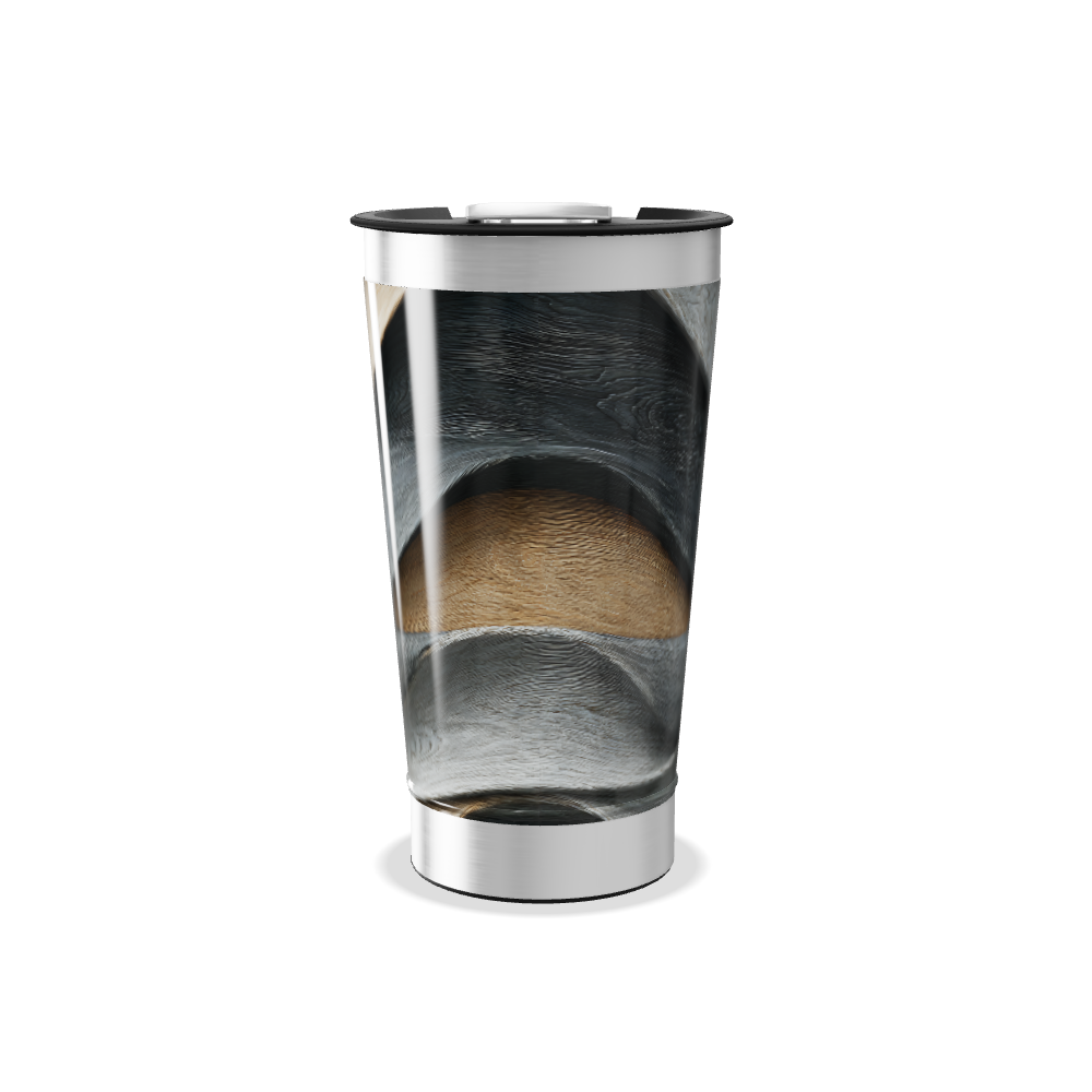 Copo Térmico - Madeira e Aço Inox