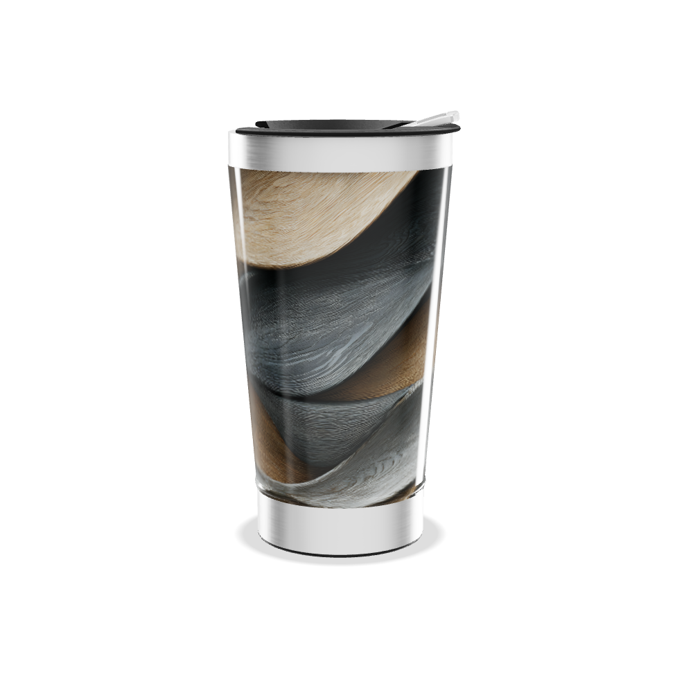 Copo Térmico - Madeira e Aço Inox