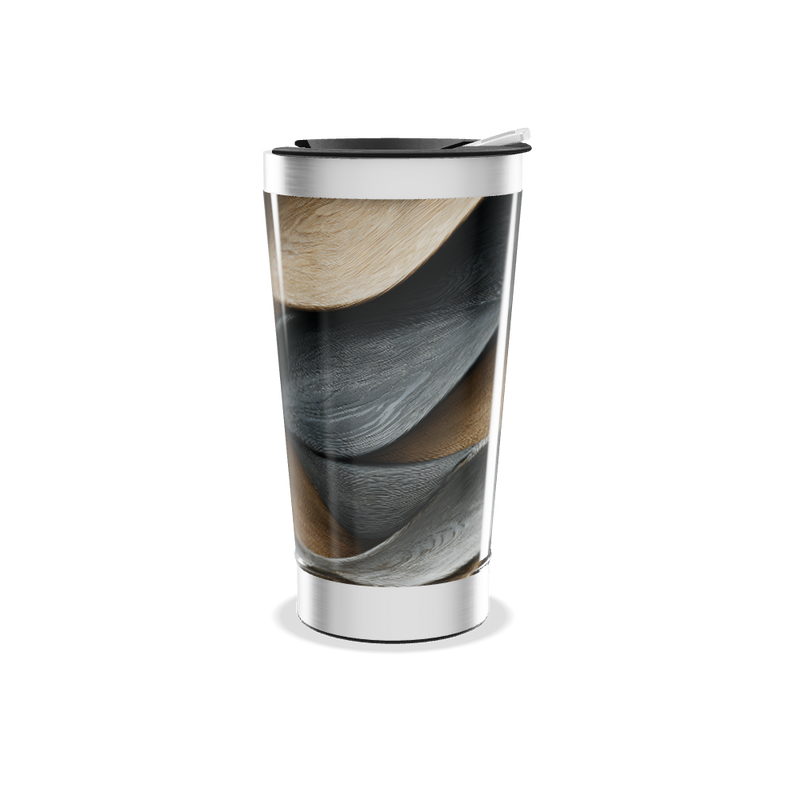 Copo Térmico - Madeira e Aço Inox