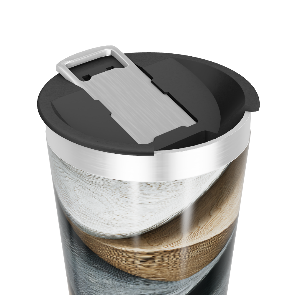 Copo Térmico - Madeira e Aço Inox