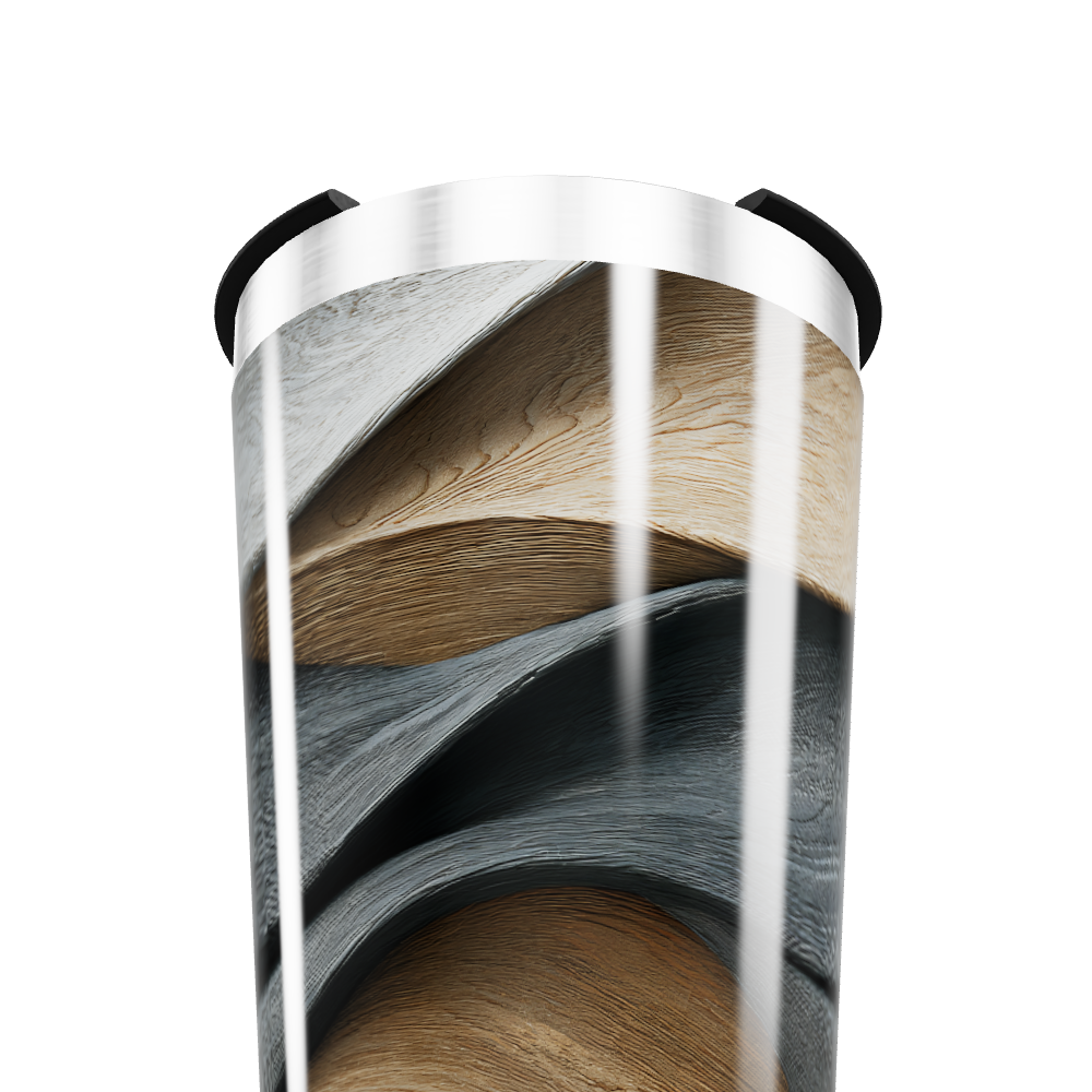 Copo Térmico - Madeira e Aço Inox