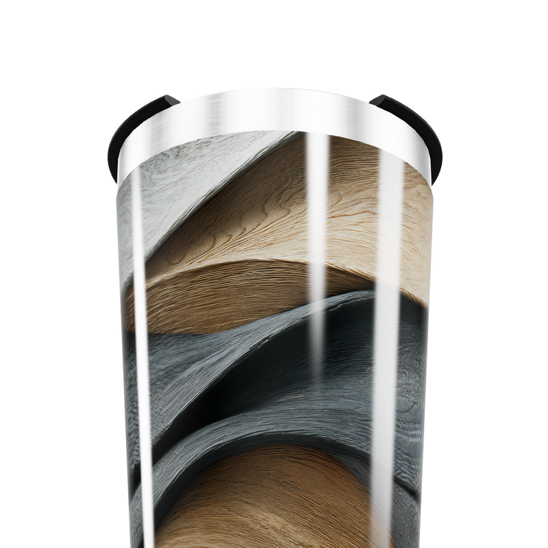 Copo Térmico - Madeira e Aço Inox