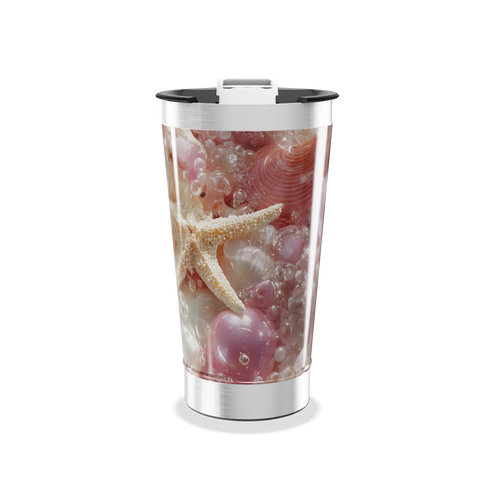 Copo Térmico - Estampa Conchas Oceano