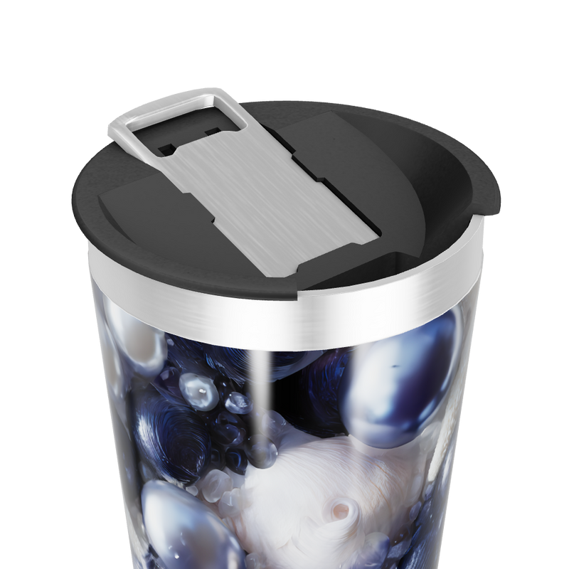 Copo Térmico - Design Perolado Azul