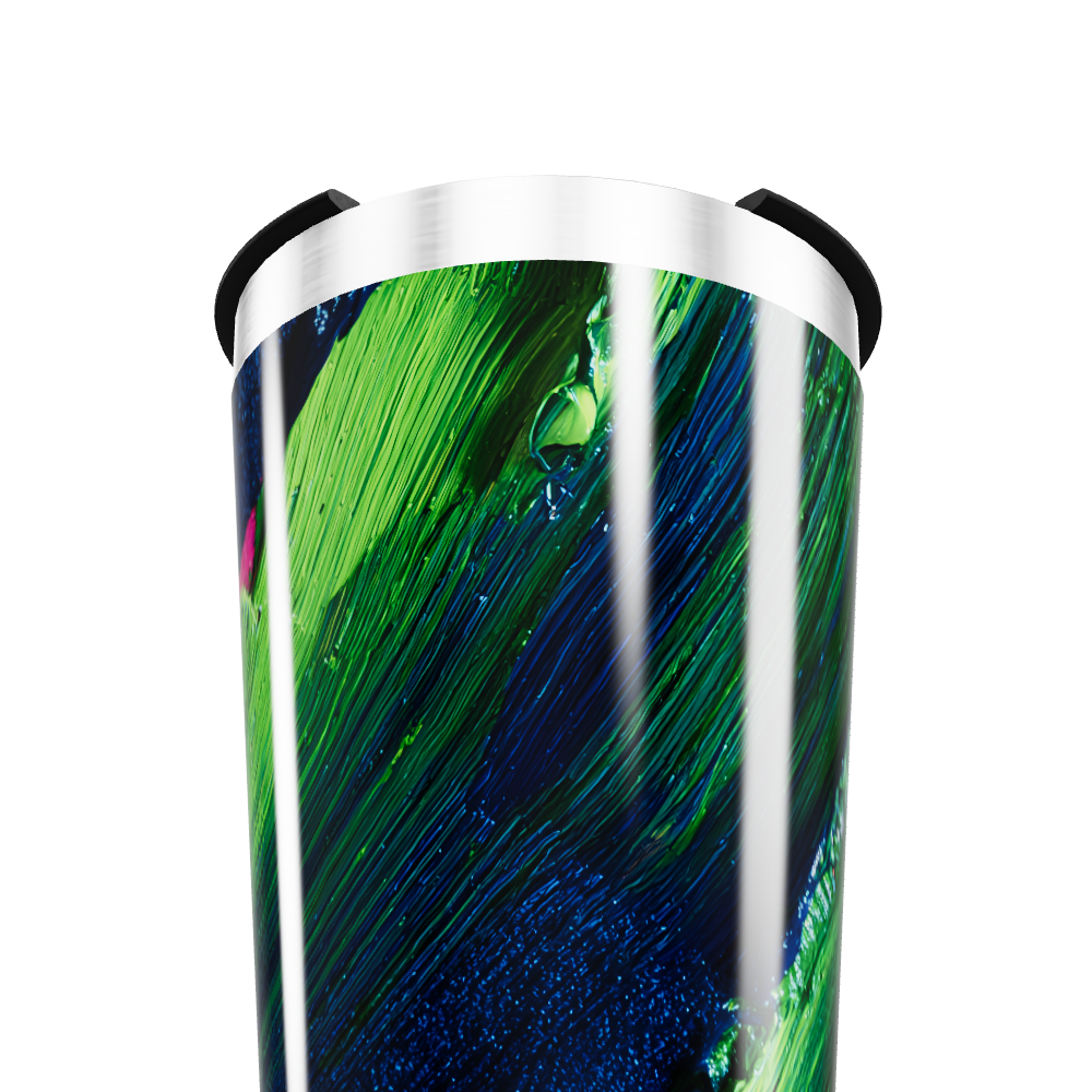 Copo Térmico - Estampa Azul Verde