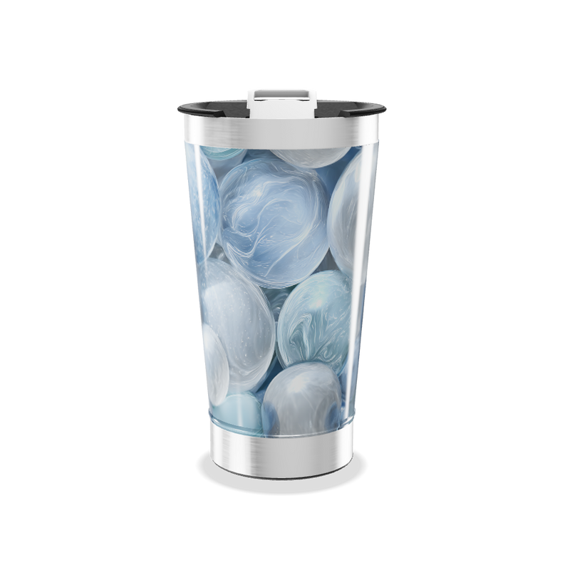 Copo Térmico - Design Esferas Azul