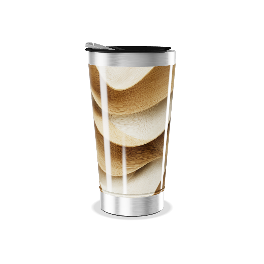 Copo Térmico - Estampa Fibras Naturais