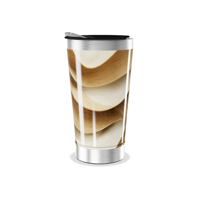 Copo Térmico - Estampa Fibras Naturais