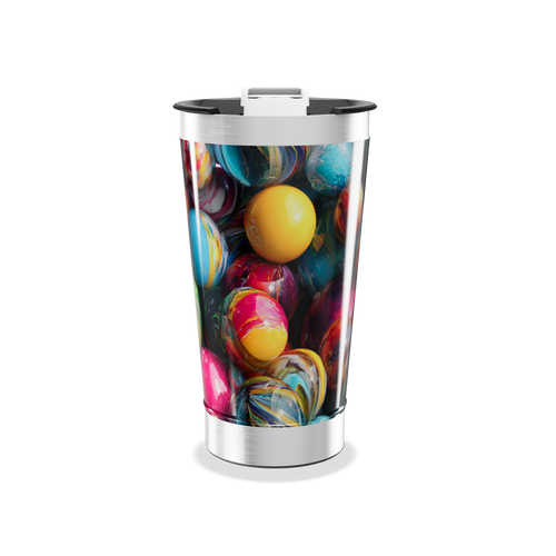 Copo Térmico - Estampa Colorida Aço Inox