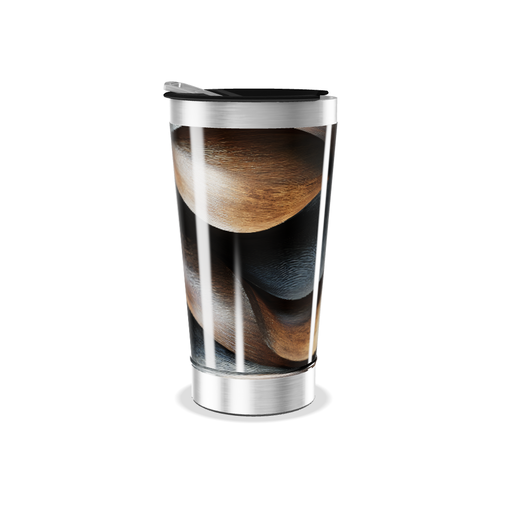 Copo Térmico - Estampa Abstrata Colorida