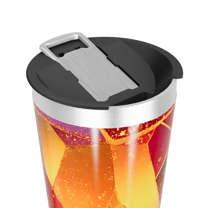 Copo Térmico - Estampa Geométrica Colorida